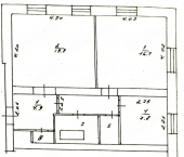2-комн, 58.8кв м, этаж 1/2 15 лет Октября ул, 8