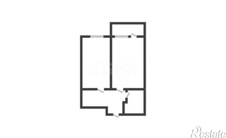 1-комн квартира ул 1-я Трусова, 2,  д. 2