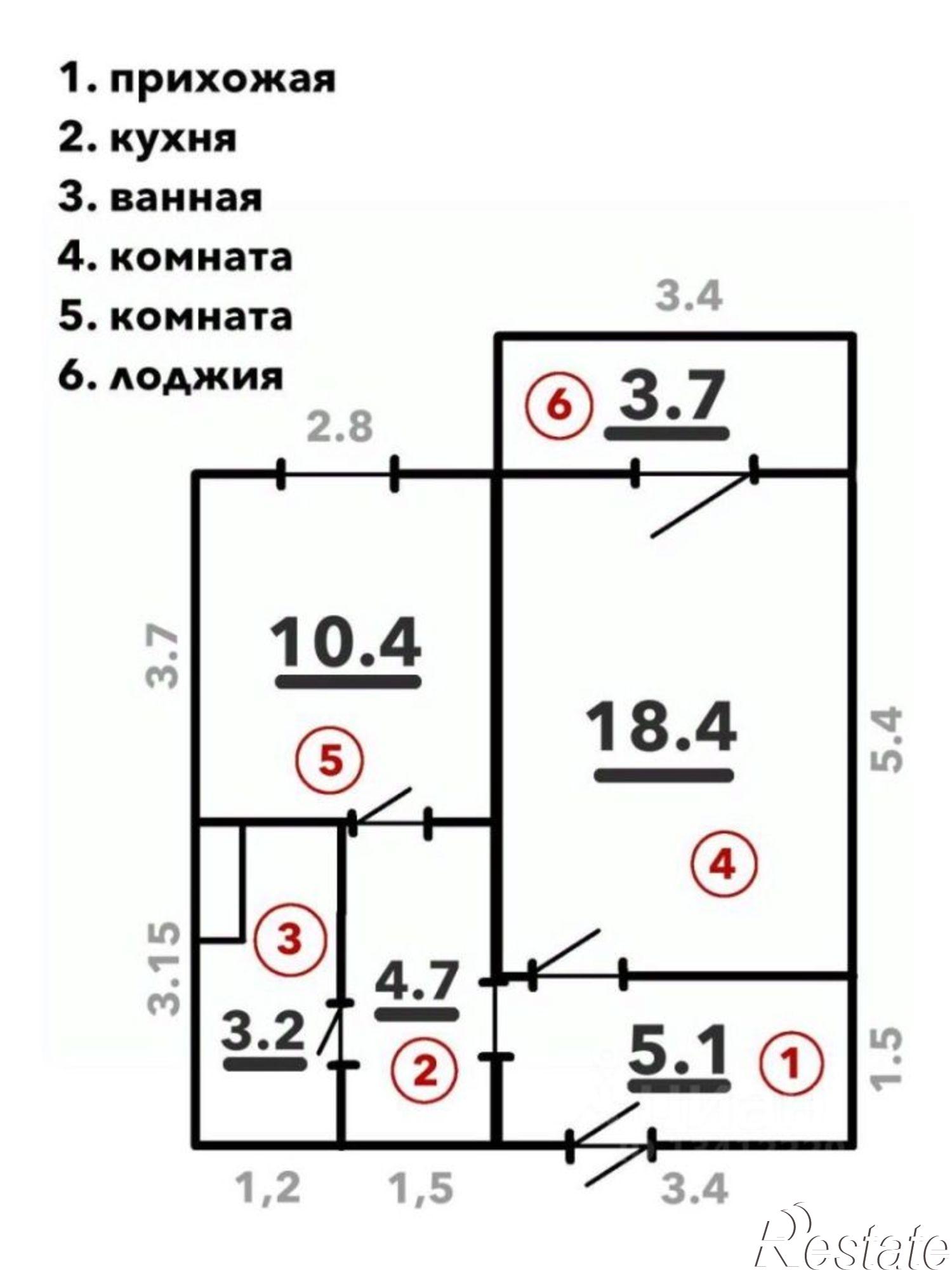Купить квартиру за 5 100 000 рублей на улица Склизкова, 108