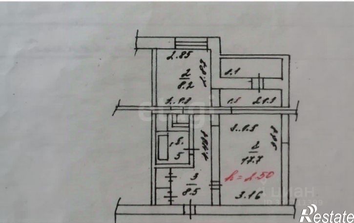 1-комн квартира ул Оснабрюкская, 17,  д. 17