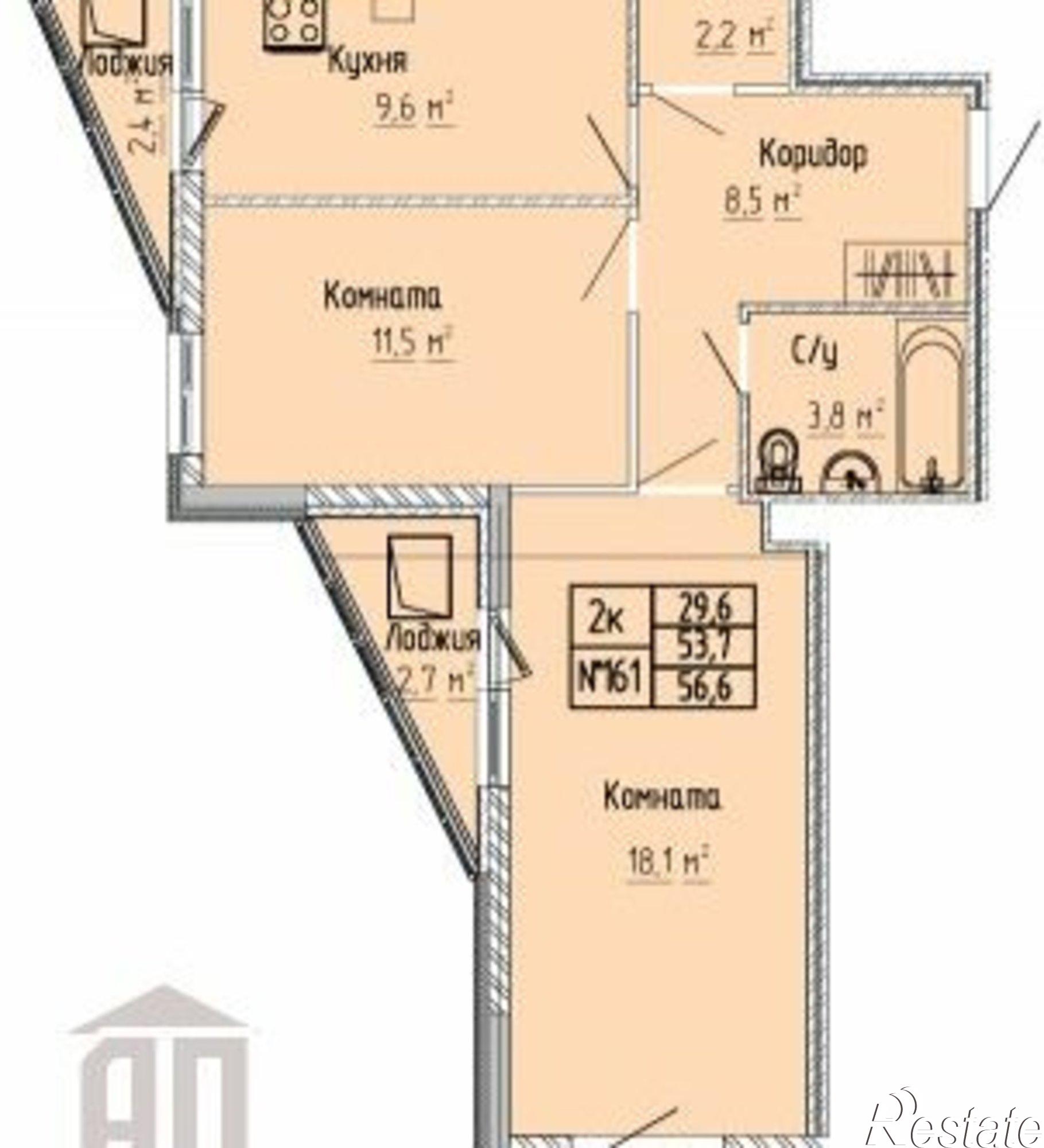 Купить квартиру за 6 400 000 рублей на улица 15 лет Октября, 52 к1
