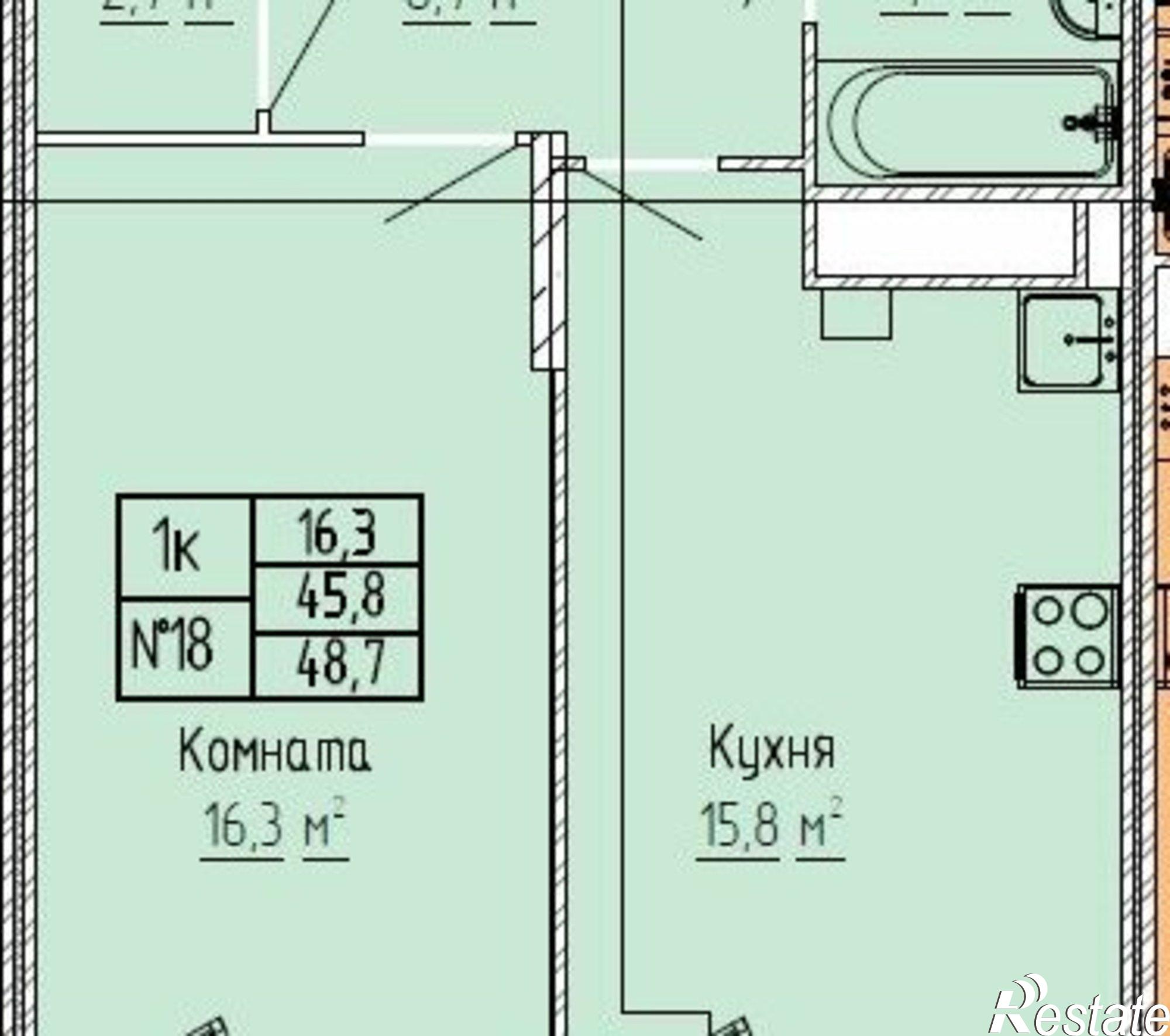 Купить квартиру за 4 753 000 рублей на улица 15 лет Октября, 52 к1