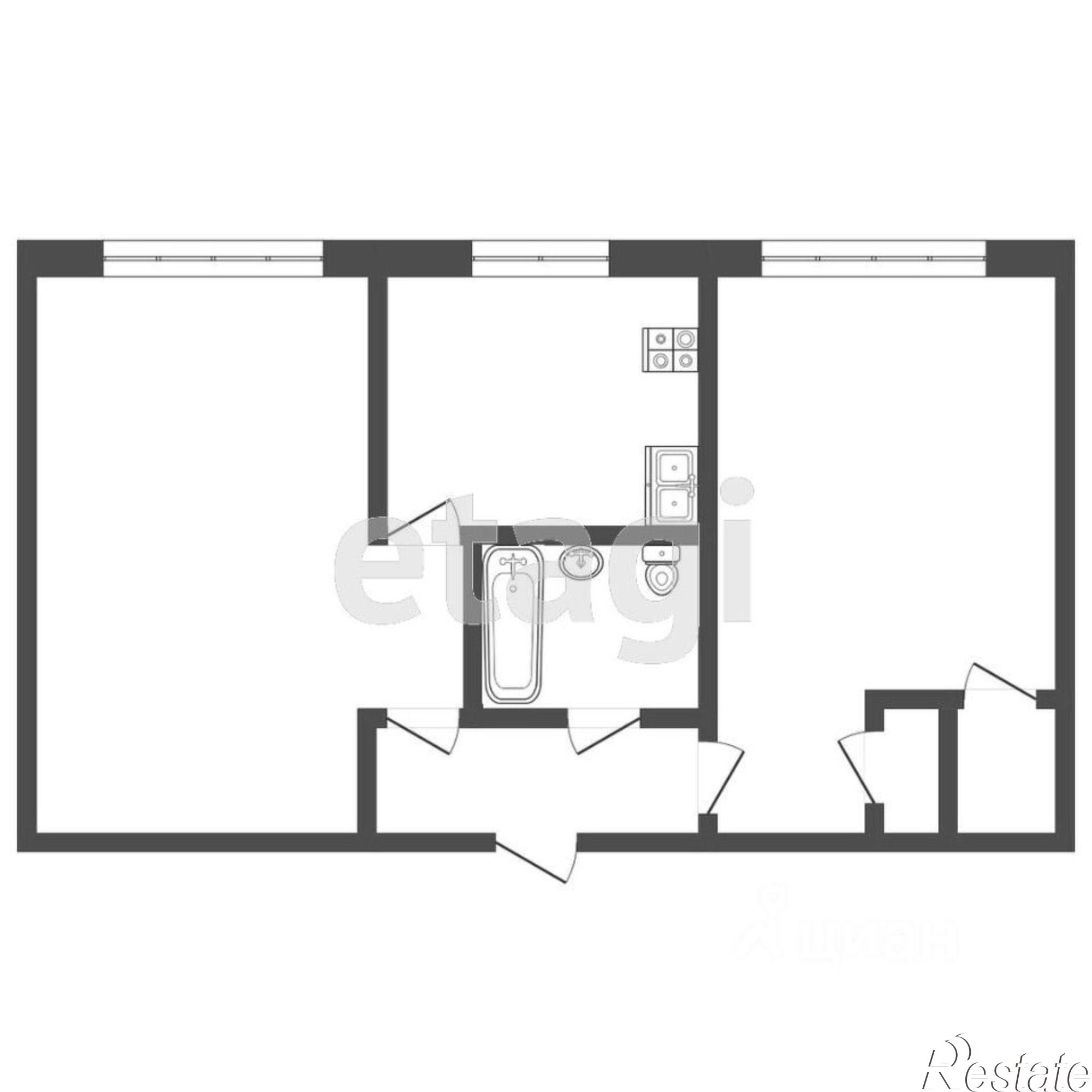 Купить квартиру за 3 890 000 рублей на ул Фадеева, 35