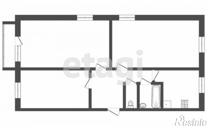 3-комн квартира улица Склизкова, 93,  д. 93