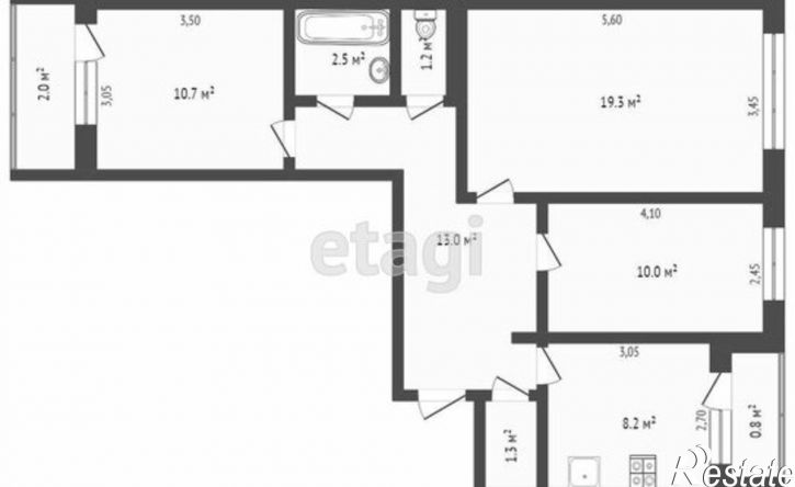 3-комн квартира ул Александра Завидова, 27,  д. 27