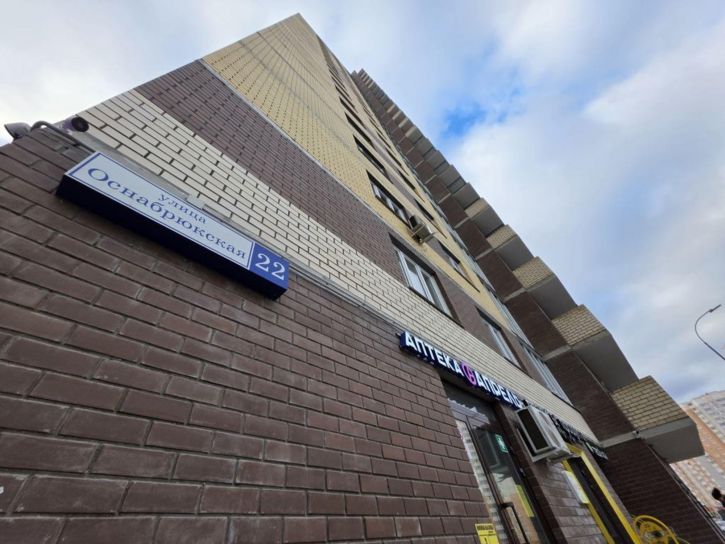 2-комн квартира в новом доме Оснабрюкская ул, 22