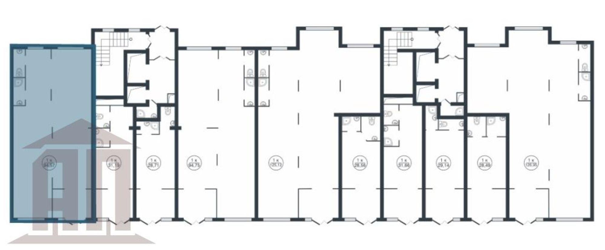 Купить торговое помещение за 14 658 400 рублей на Бурашевское ш, 60