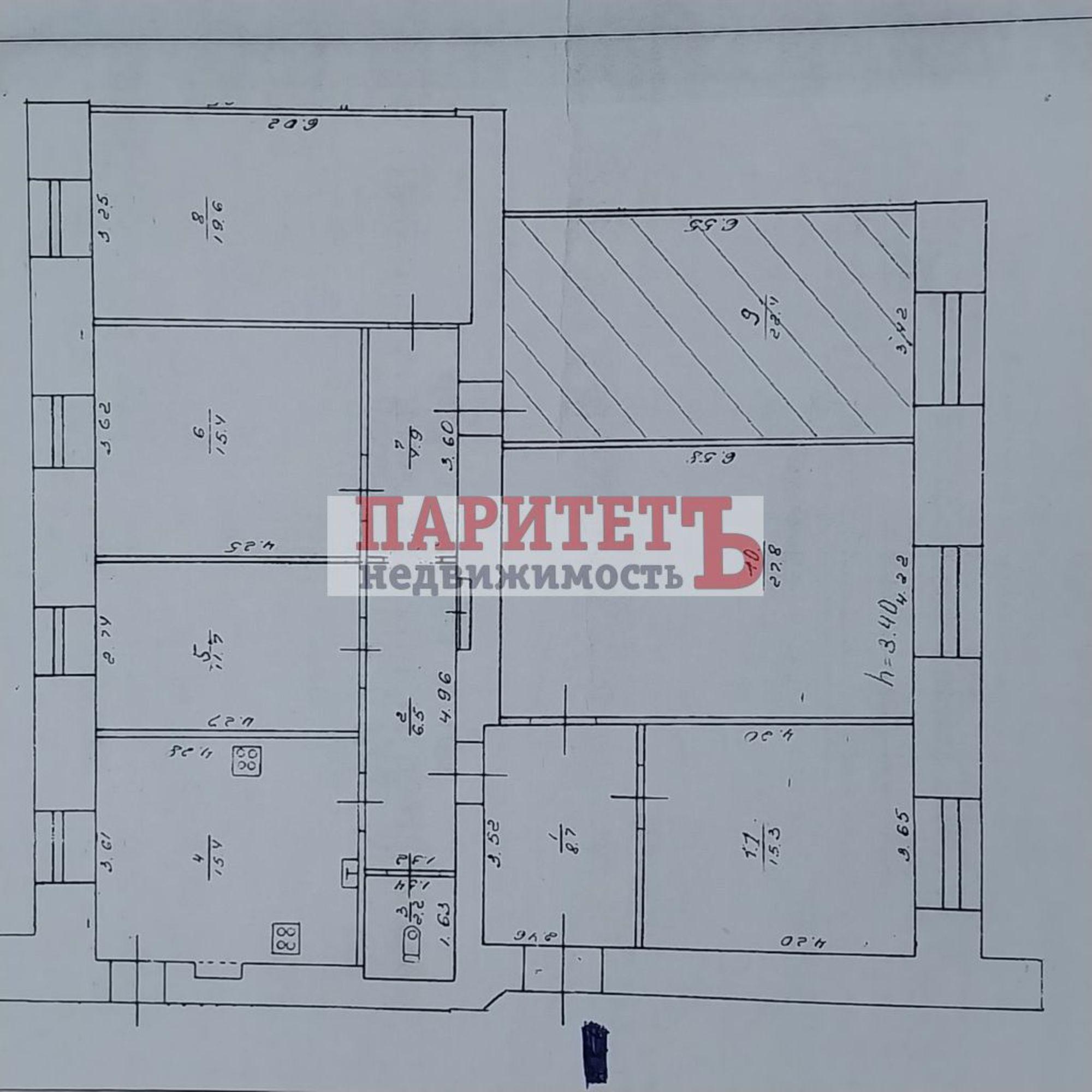 Купить комнату за 1 230 000 рублей на Двор Пролетарки ул, 61