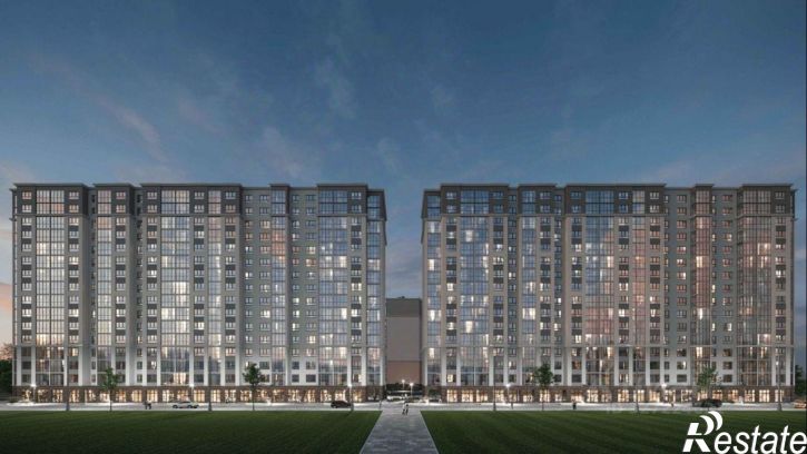 1-комн квартира в новом доме улица Левитана, 76а