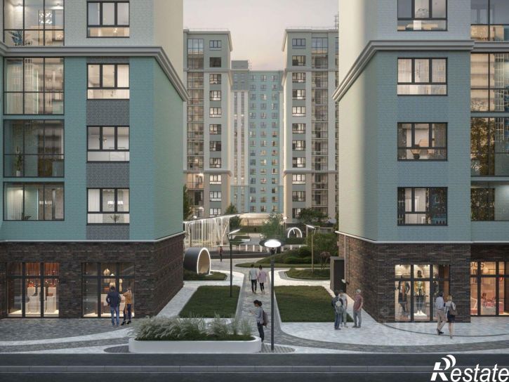 1-комн квартира в новом доме улица Левитана, 76а
