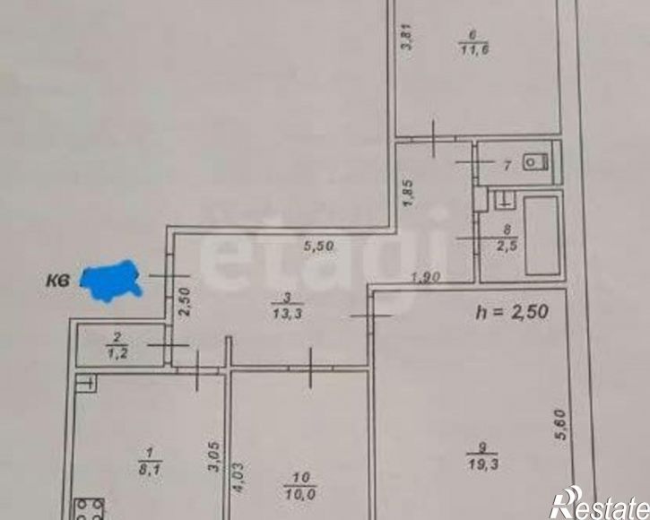 3-комн квартира ул Оборонная, 10,  д. 10