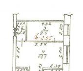 2-комн, 41.9кв м, этаж 1/5 Маршала Конева ул, 1/3