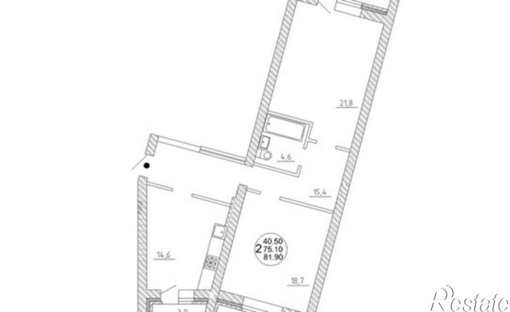 2-комн квартира ул Спартака, 2,  д. 2