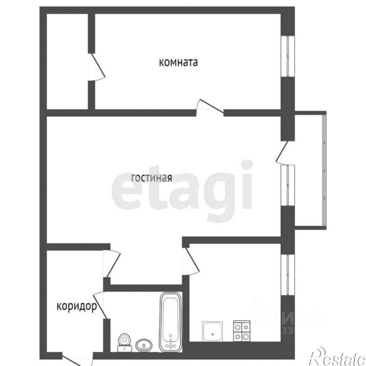 2-комн квартира пр-кт Победы, 16/1,  д. 16/1
