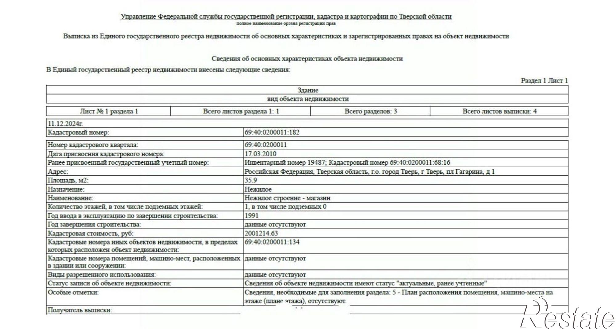 Купить ОСЗ, отдельно стоящее здание за 2 924 810 рублей на пл Гагарина, 1