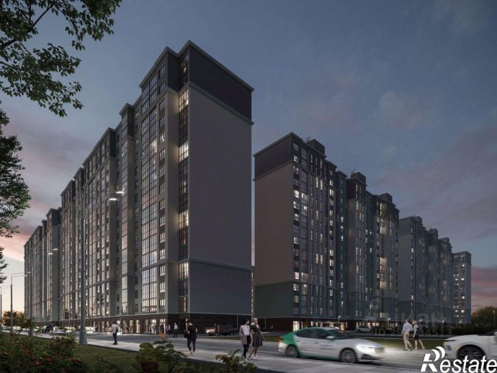 2-комн квартира в новом доме улица Левитана, 72А