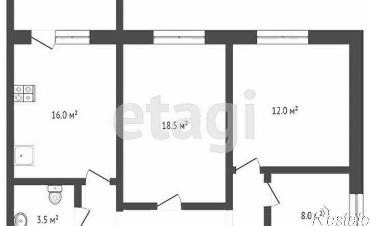 3-комн квартира улица Склизкова, 116 к4,  д. 116 к4