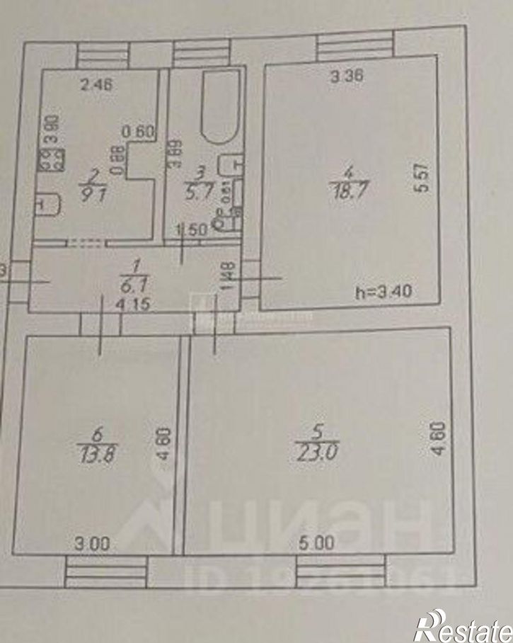 3-комн квартира ул Вагжанова, 16,  д. 16