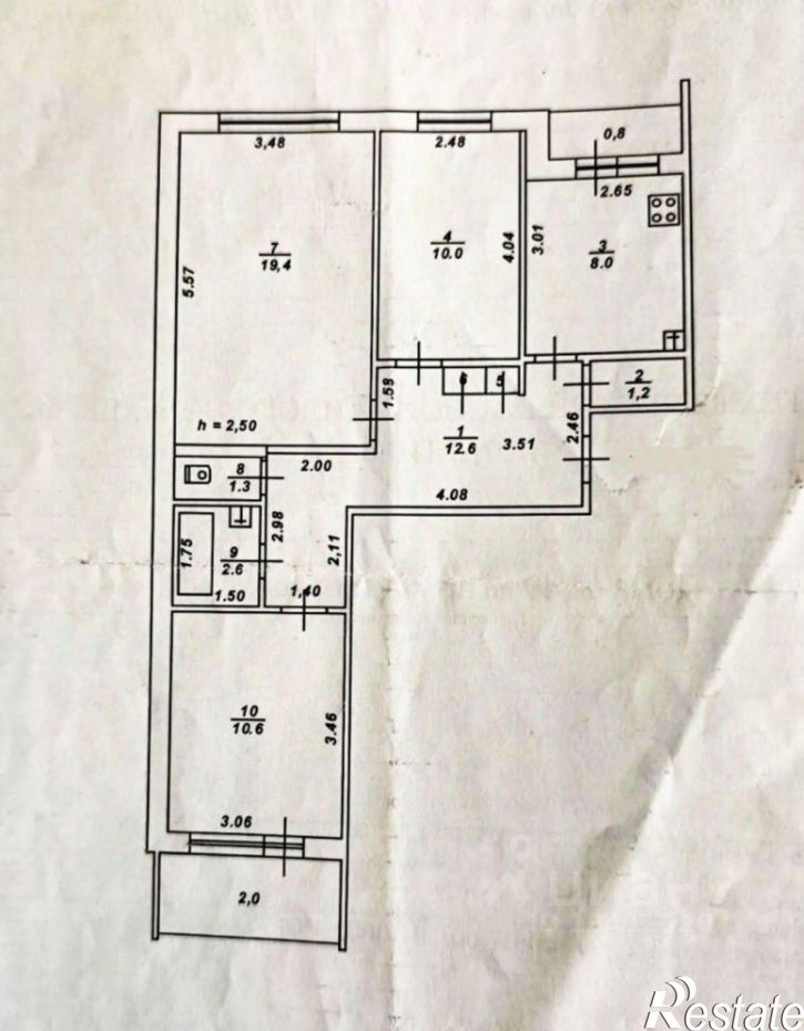 3-комн квартира ул Королева, 2,  д. 2