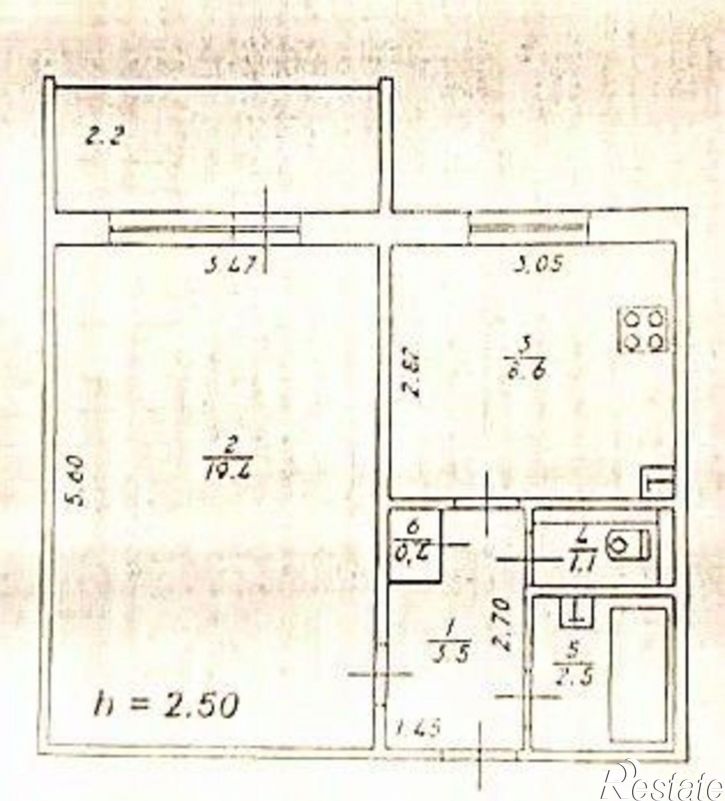 1-комн квартира Спортивный пер, 2 4,  д. 2 4,  к. 4