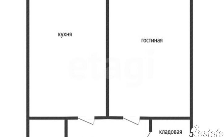 1-комн квартира улица Терещенко, 6,  д. 6