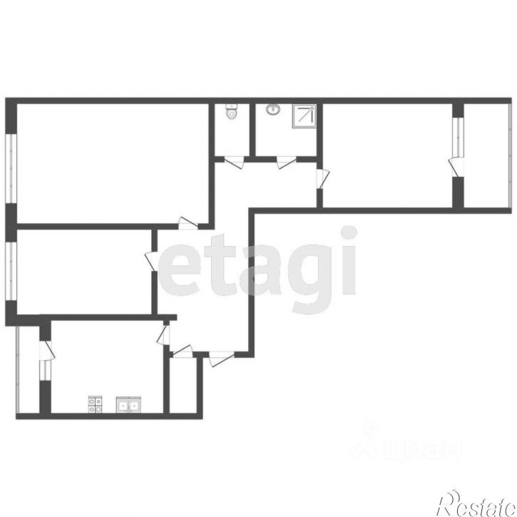 3-комн квартира Октябрьский пр-кт, 59,  д. 59