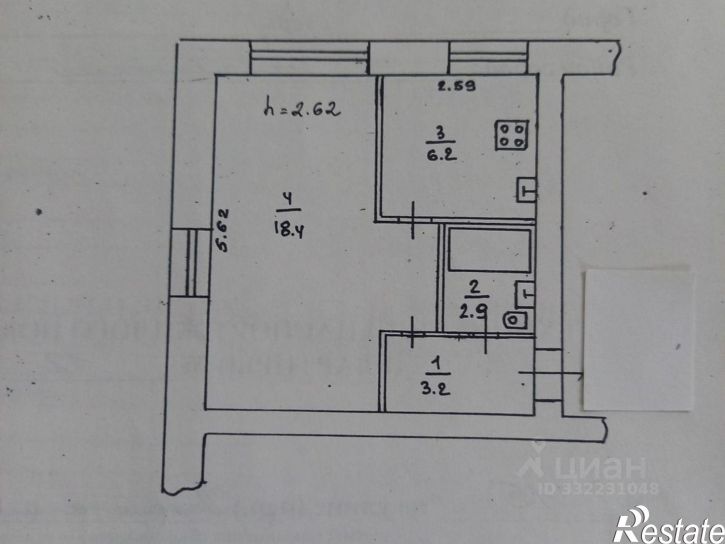 1-комн квартира Перекопский пер, 15,  д. 15