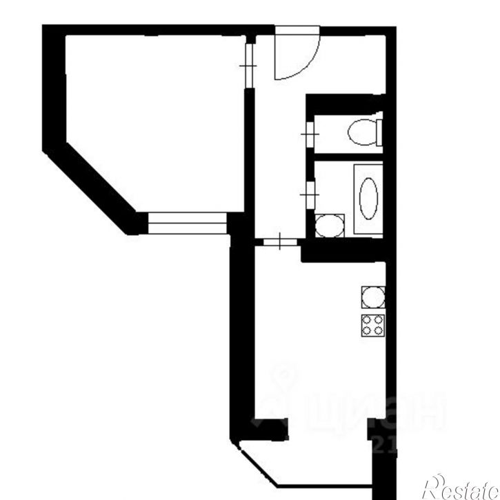 1-комн квартира пр-кт Победы, 23,  д. 23