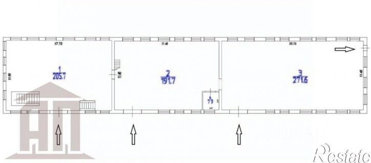 Производственное помещение ул Индустриальная, 13/2,  д. 13/2