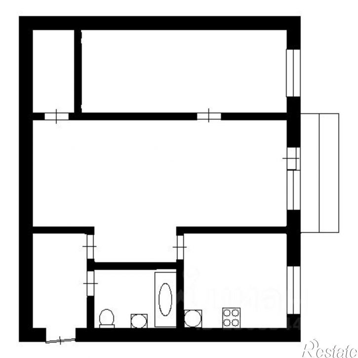 2-комн квартира ул Орджоникидзе, 53 1,  д. 53 1,  к. 1