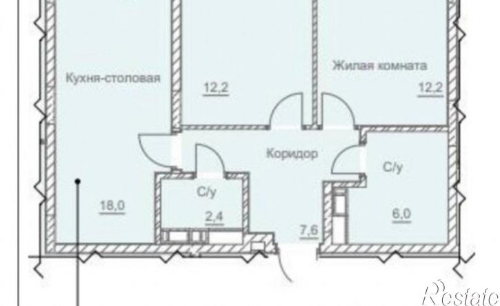 2-комн квартира 2-я улица Красина, 64