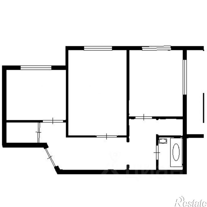 2-комн квартира б-р Гусева, 38,  д. 38