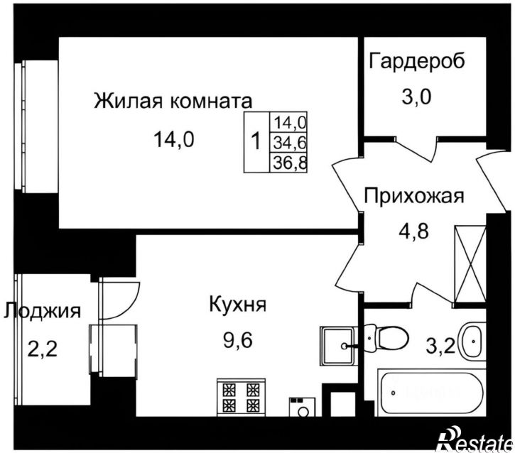 1-комн квартира ул Планерная, 23,  д. 23