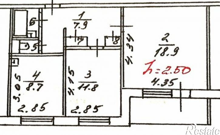 2-комн квартира ул Громова, 14,  д. 14