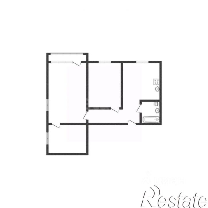 3-комн квартира улица Королёва, 8,  д. 8