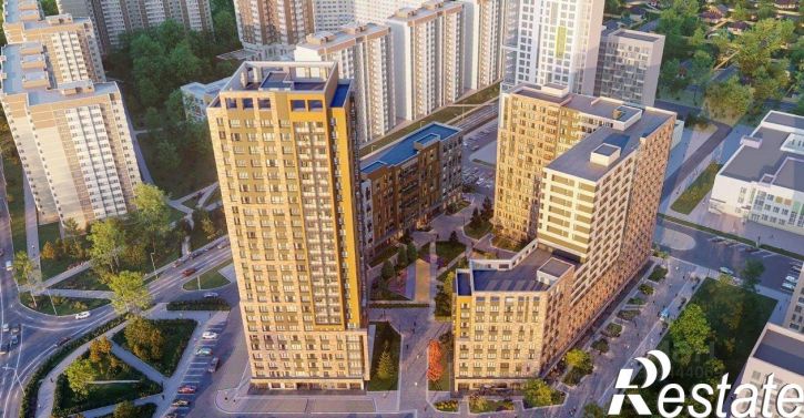 1-комн квартира в новом доме Цветочная улица, 1А,  д. 1А
