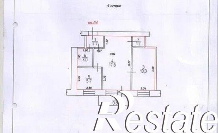 2-комн квартира Тверской проспект, 3,  д. 3
