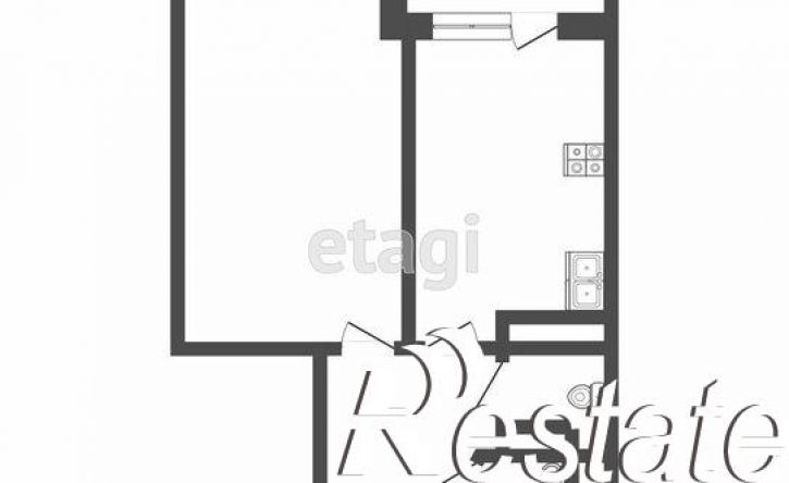 1-комн квартира улица Марии Смирновой, 3,  д. 3