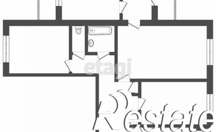 4-комн квартира проспект Чайковского, 1 к1,  д. 1 к1